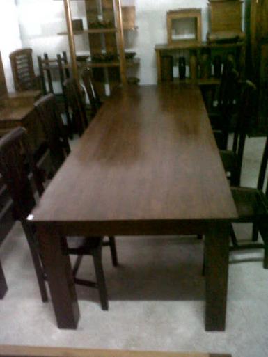 Dining set 10 seat teak wood